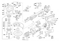Milwaukee 4000455195 AGV17-180XC Dms Angle Grinder In2 Spare Parts