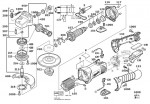 Milwaukee 4000455201 AGV17-125XE GB1 Angle Grinder Gb1 Spare Parts