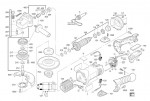 Milwaukee 4000455374 AGV16-125XC Angle Grinder In2 Spare Parts