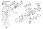 Milwaukee 4000455613 AGVM 26-230GEX Angle Grinder In2 Spare Parts