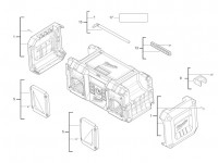 Milwaukee 4000456633 M18JSRDAB+-0 GB2 Jobsite Radio Gb2 Spare Parts
