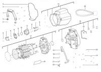 Milwaukee 4000456909 M18SLSP-0 GB1 Area Light Gb1 Spare Parts