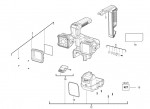 Milwaukee 4000458685 M18UBL-0 Area Light Spare Parts