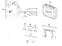 Milwaukee 4000458720 M18HCC75R-502C Underground Cable Cutter Spare Parts