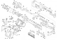 Milwaukee 4000458770 SSPE1500X 240V 1500W Reciprocating Saw In2 Spare Parts