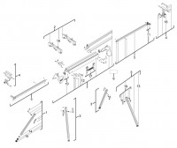 Milwaukee 4000460555 MSL2000 Mitre Saw Legstand Spare Parts