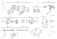 Milwaukee 4000460670 M18FHZ-0 M18 Fuel Hackzall  Recip Saw Spare Parts