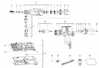 Milwaukee 4000460712 M12FIR14-0 Fuel Ratchet 1/4 Spare Parts