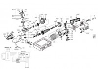 Milwaukee 4000463177 AP14-2 200 E Angle Polisher Spare Parts