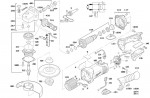 Milwaukee 4000463762 AGV17-150XC Dms Angle Grinder In2 Spare Parts