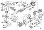 Milwaukee 4000463775 AGV17-125XE GB1 Angle Grinder Gb1 Spare Parts