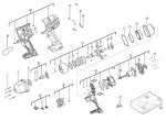 Milwaukee 4000467119 M18FHIWF12-0X Cordless Impact Wrench Spare Parts