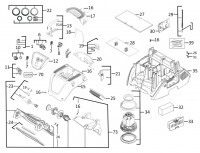 Milwaukee 4000469290 AS-30LAC Class Vacuum Cleaner Spare Parts