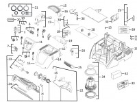 Milwaukee 4000469300 AS-42MAC Ac 42L M class Vacuum Cleaner Spare Parts