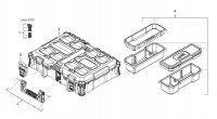 Milwaukee 4000469476 PACKOUT CASE 3 -1PC Packout Box -1Pc Spare Parts