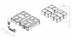 Milwaukee 4000469492 PACKOUT ORGANISER CASE - 1PC Packout Organizer -1Pc Spare Parts