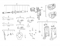 Milwaukee 4000474552 M12FDGA-0 F Angled Die Grinder -0 Spare Parts