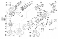 Milwaukee 4000476854 AGV21-230GEX Angle Grinder In2 Spare Parts