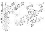 Milwaukee 4000476902 AGVM24-230GEX Angle Grinder In2 Spare Parts