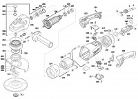 Milwaukee 4000476914 AGVM26-230GEX Dms Angle Grinder In2 Spare Parts