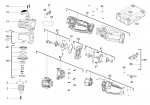 Milwaukee 4000477109 M18CRAD2-0X Right Angled Drill Spare Parts