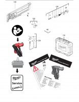 Milwaukee 4000477490 M18FFNS-502C IN2 M18Ffns-502C Framing Nailer In2 Spare Parts