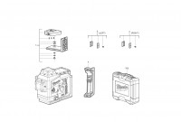 Milwaukee 4000477744 M123PL-401C M12 3 Plane Laser In2 Spare Parts