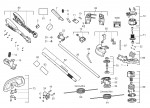 Milwaukee 4000477919 M18BLLT-0 M18 Brushless Line Trimmer Spare Parts