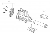 Milwaukee 4000483078 M12BBL-0 M12 Blower Spare Parts