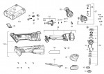 Milwaukee 4000483266 M18FSAG125XB-0X Angle Grinder Ii Spare Parts