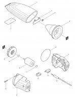 Makita 4010Y Cordless Dust Buster Spare Parts