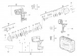 Milwaukee 4000456971 M18CHIWP12-0 Cordless Impact Wrench Spare Parts