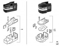 Milwaukee 4931376313 BF12 Battery Accu Spare Parts