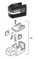 Milwaukee 4932366434 BXS9.6 V Cordless Spare Parts