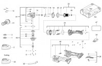 Milwaukee 4000469742 M18FHSAG150XPDB-0 Grinder Spare Parts