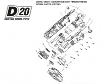 Draper D20OMT3DEG 55604 OSCILLATING MULTI-TOOL Spare Parts