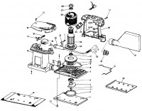 Draper S150 57847 PALM SANDER Spare Parts