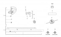 Milwaukee 4000469785 M18FOPH-LTA Line Trimmer Attachment Spare Parts