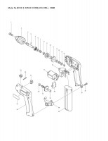 Makita 6012D 2-Speed Cordless Drill 10Mm Spare Parts