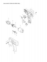 Makita 601D Cordless Drill Driver Spare Parts