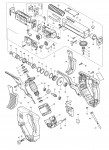Makita 6844 110 / 240 Volt Electric Autofeed Screwdriver Screwgun Spare Parts