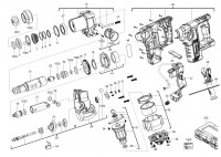 Milwaukee 4000443321 M18BH-0 Bty. Rotary Hammer Xxx Spare Parts
