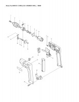 MAKITA 8400VD CORDLESS 10MM HAMMER DRILL SPARE PARTS