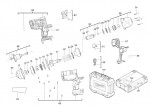 Milwaukee 4000456970 M18CHIWF34-0 Cordless Impact Wrench Spare Parts