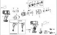 DEWALT DCF805 IMPACT DRIVER (TYPE 1) Spare Parts