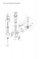 Makita Af601 Pneumatic Finish Nailer Spare Parts