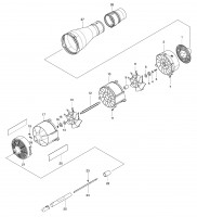 Makita AGCS Blower Attachment Spare Parts