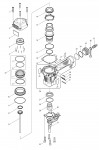 Makita AN250HC High Pressure Pneumatic Concrete Nailer spare Parts