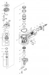 Makita AN450H Pneumatic Coil Nailer Spare Parts