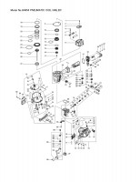 Makita AN454 PNEUMATIC NAILER SPARE PARTS